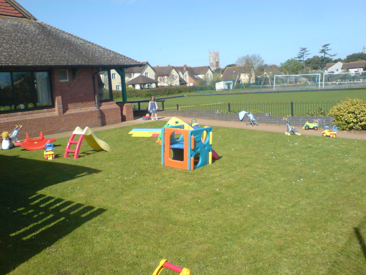 Enclosed Lawn Area